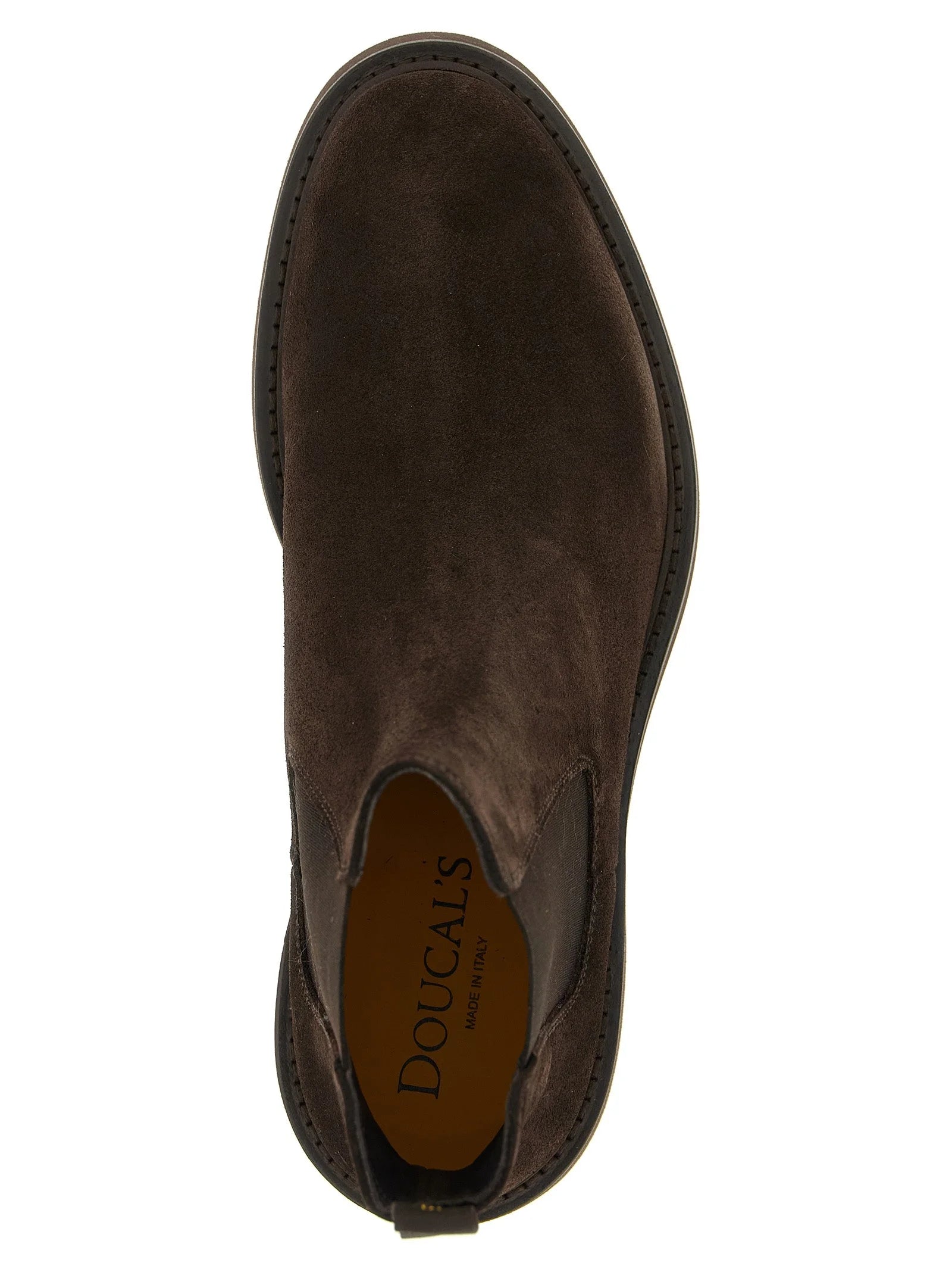 Doucal’s Brown Calfskin Chelsea Boots