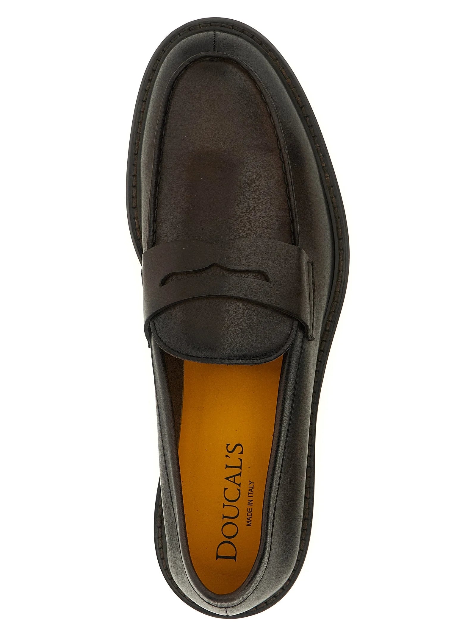 Doucal’s brune loafers i kalveskind