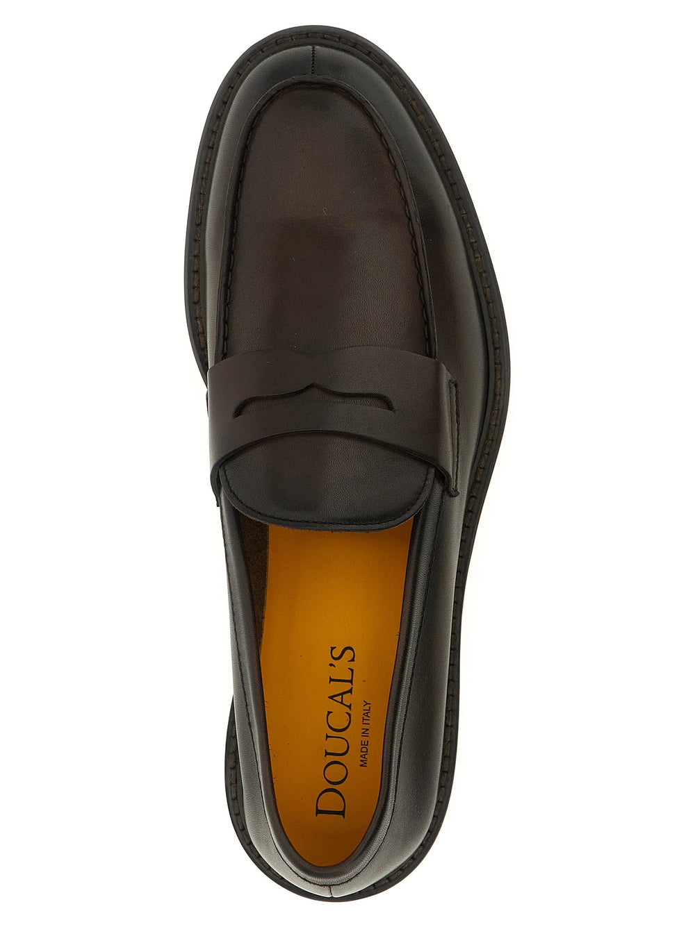 Doucal’s brune loafers i kalveskind
