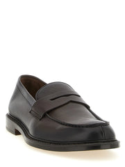 Doucal’s brune loafers i kalveskind