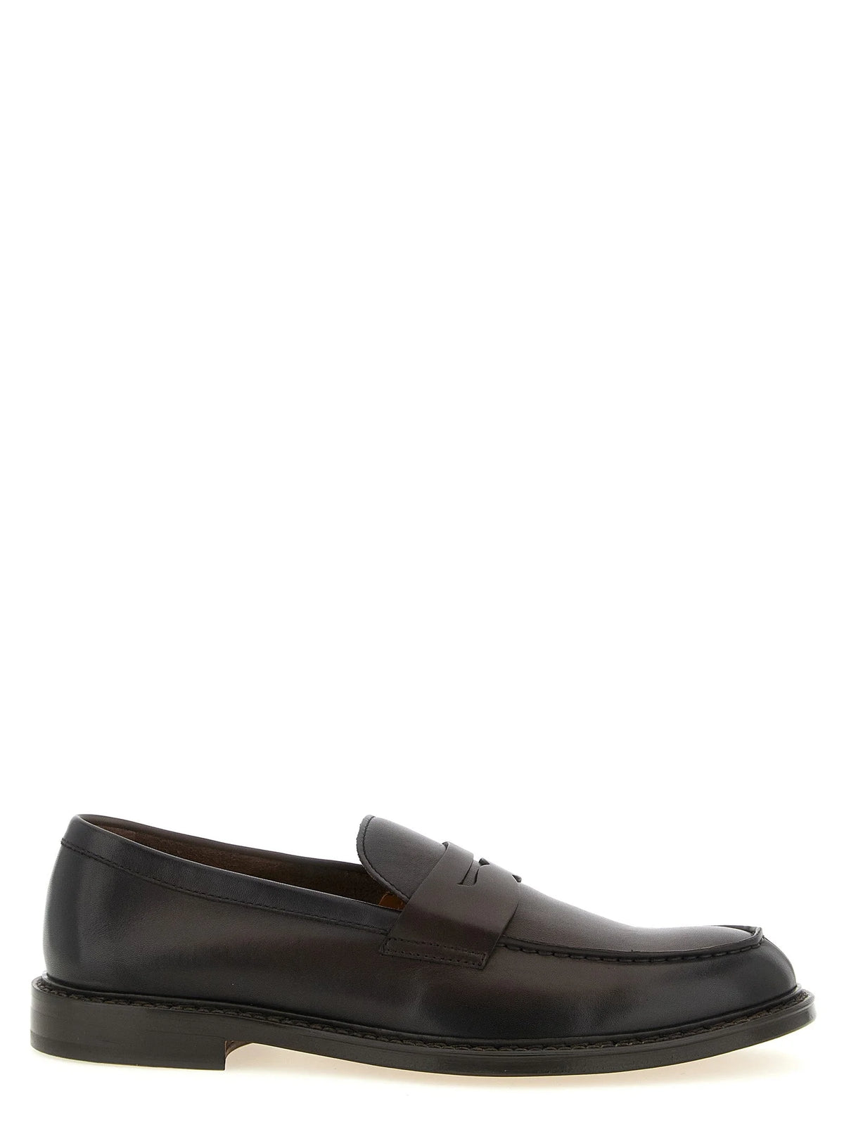 Doucal’s brune loafers i kalveskind