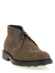 Doucal’s Brown Lamb Leather Ankle Boots