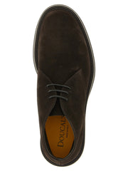 Doucal’s Brown Lamb Leather Ankle Boots