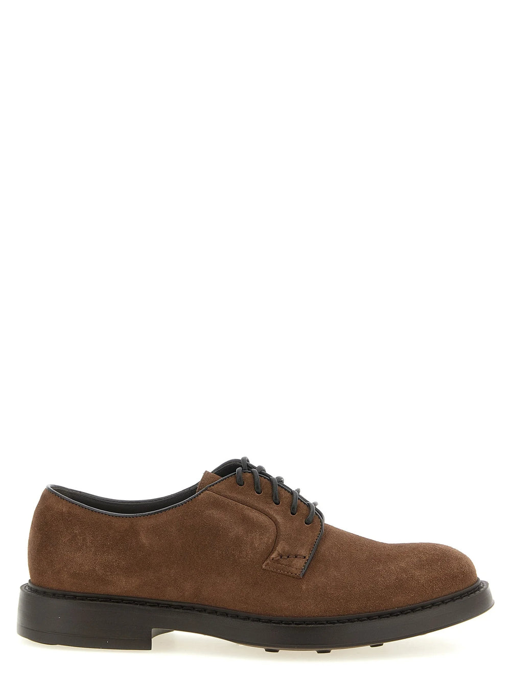 Doucal’s Brown Lamb Leather Oxfords And Derbies