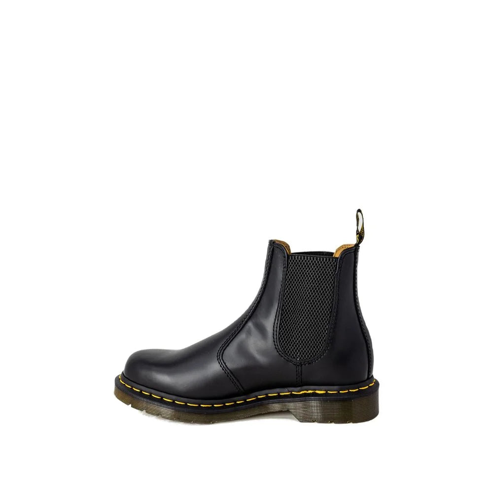 Dr. Martens Fekete Bőr Bokalencs Csizmák - Csizmák