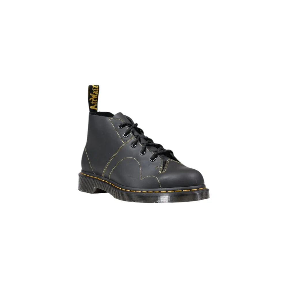 Dr. Martens Black Leather Boot - Boots