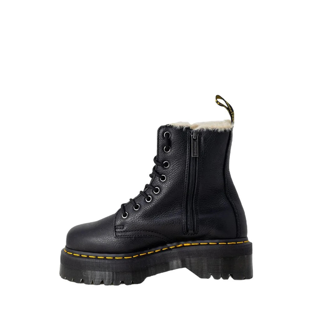 Dr. Martens Black Leather Lace-Up Boots