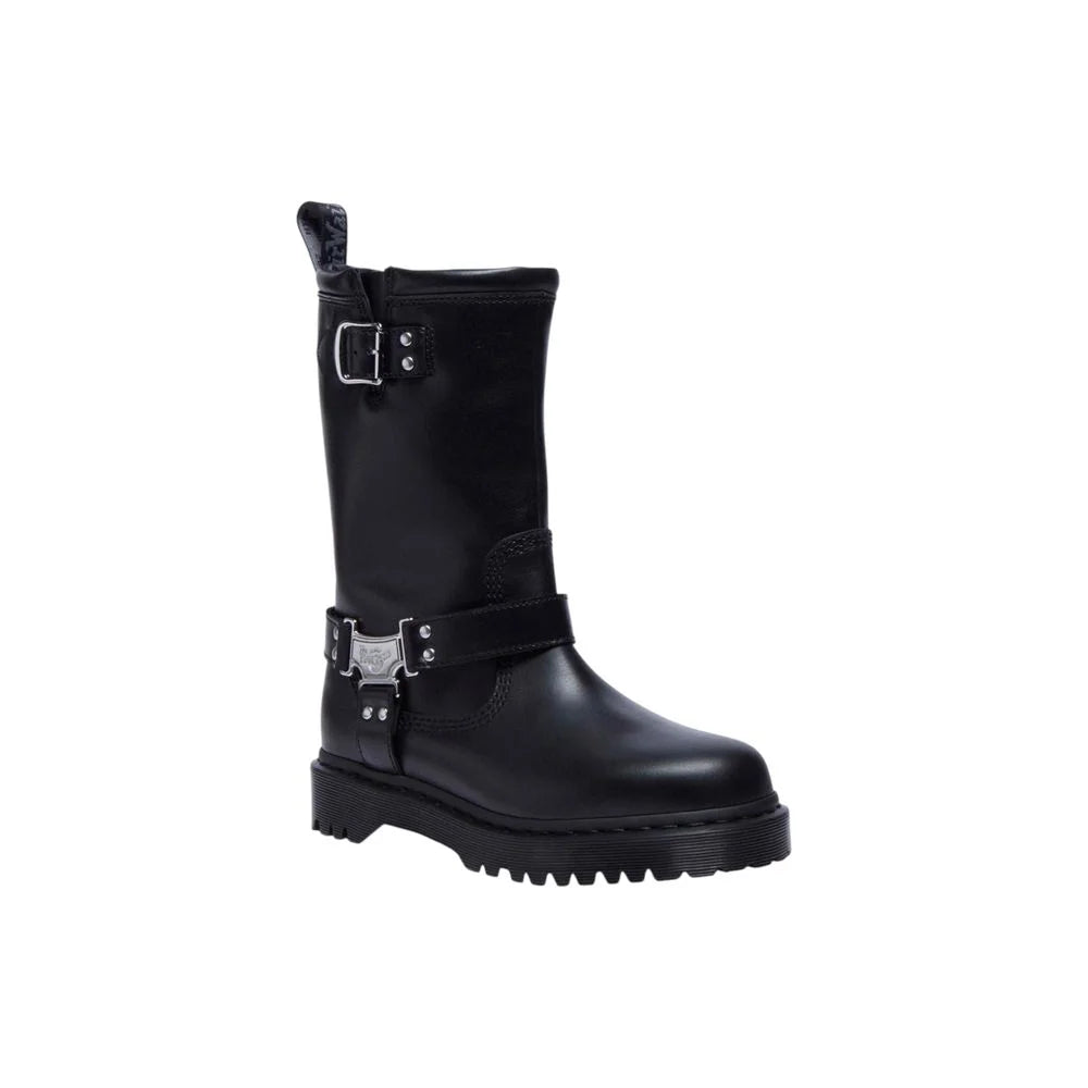 Dr. Martens Fekete Bőr Cipők - Csizmák