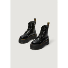 Dr. Martens Mustat Nahka Nauhasat Saappaat - Saappaat