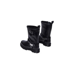 Dr. Martens Fekete Bőr Cipők - Csizmák