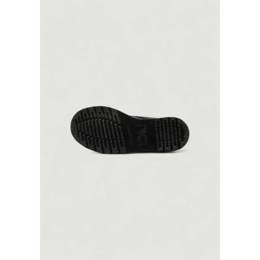 Dr. Martens Černé Kožené Boty s Šňůrkami - Boty