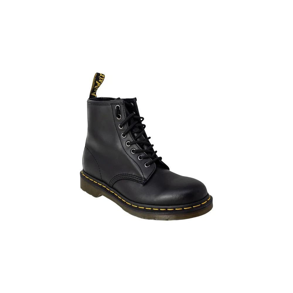 Dr. Martens Black Leather Lace-Up Boots - EU38/US8 - Boots