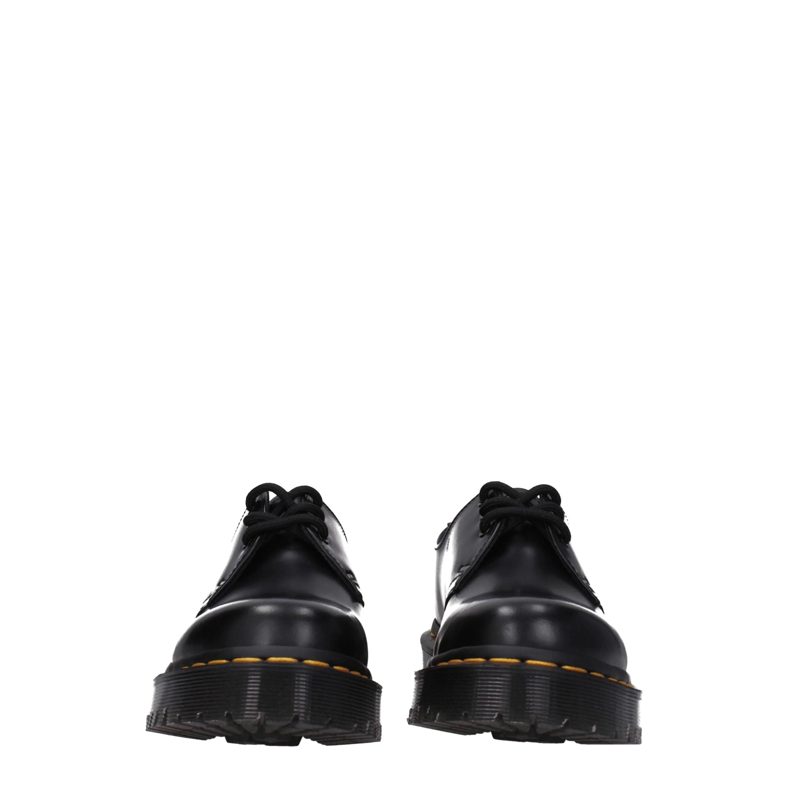 Dr. Martens Black Leather Oxfords And Derbies - EU36/US6