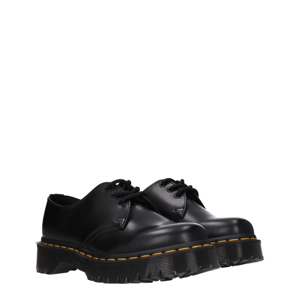 Dr. Martens Black Leather Oxfords And Derbies - EU36/US6