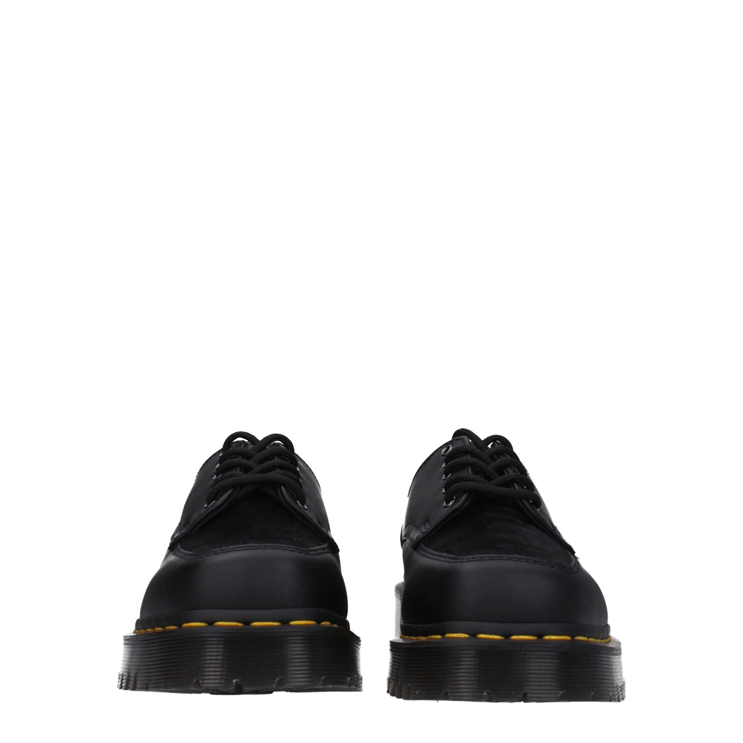 Dr. Martens Black Leather Oxfords And Derbies - EU43/US10