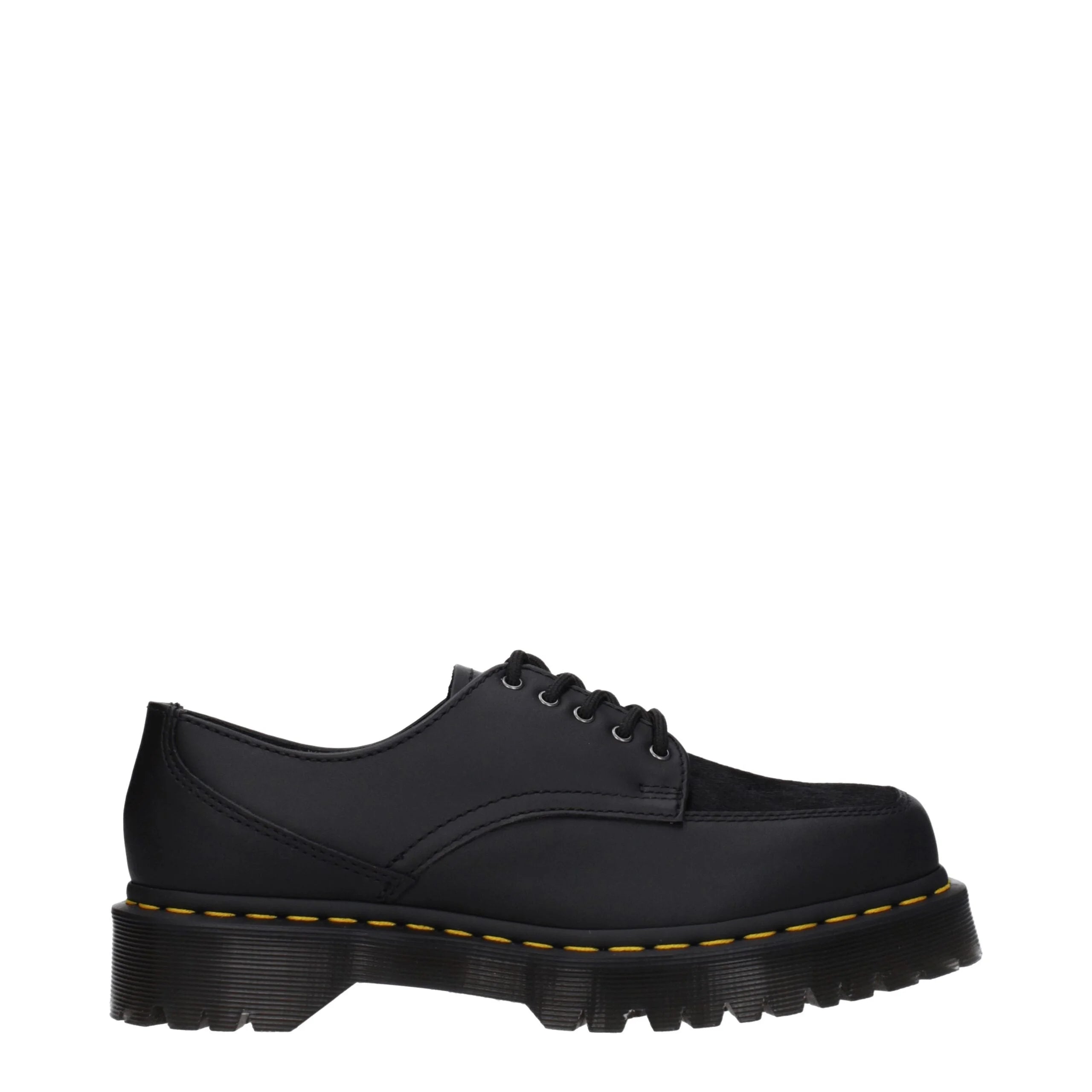 Dr. Martens Black Leather Oxfords And Derbies - EU43/US10