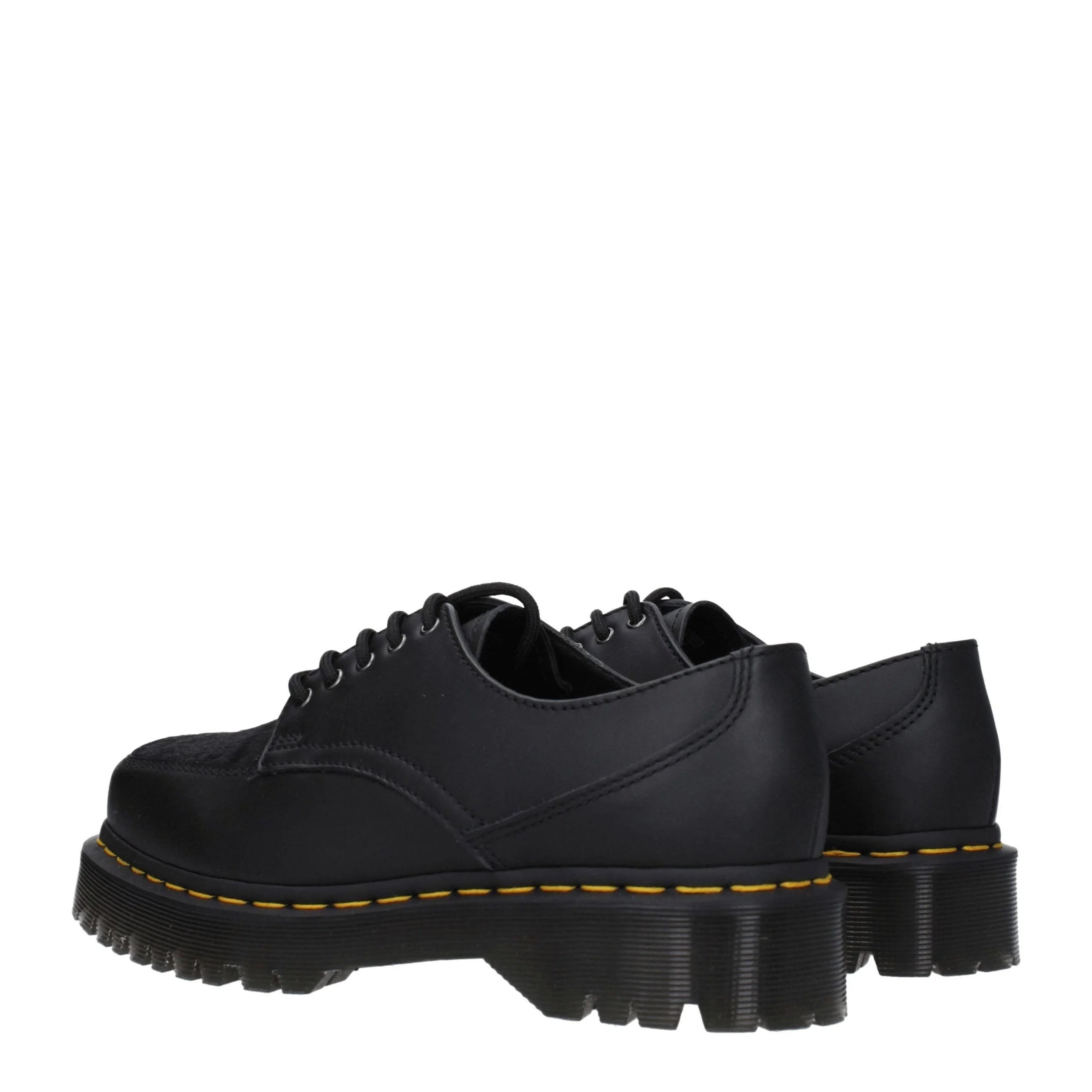 Dr. Martens Black Leather Oxfords And Derbies - EU43/US10