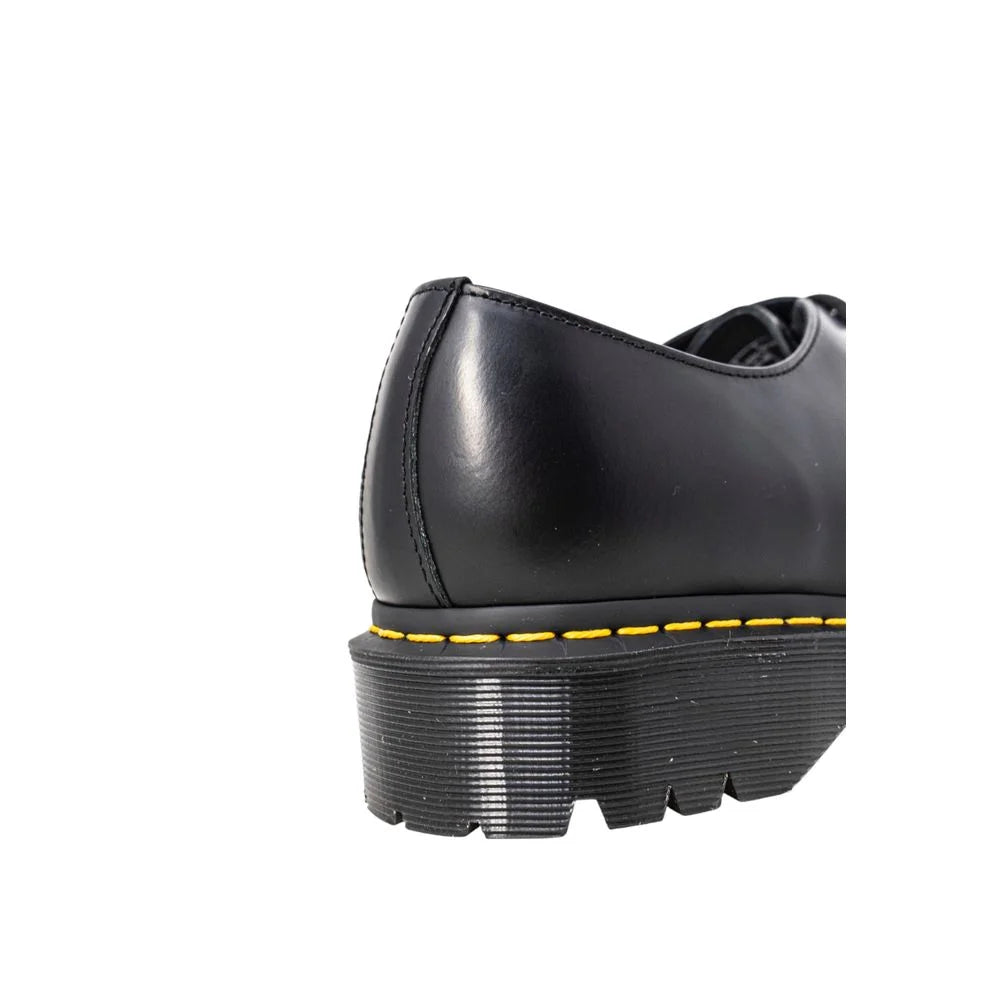 Dr. Martens Black Leather Oxfords And Derbies - Shoes