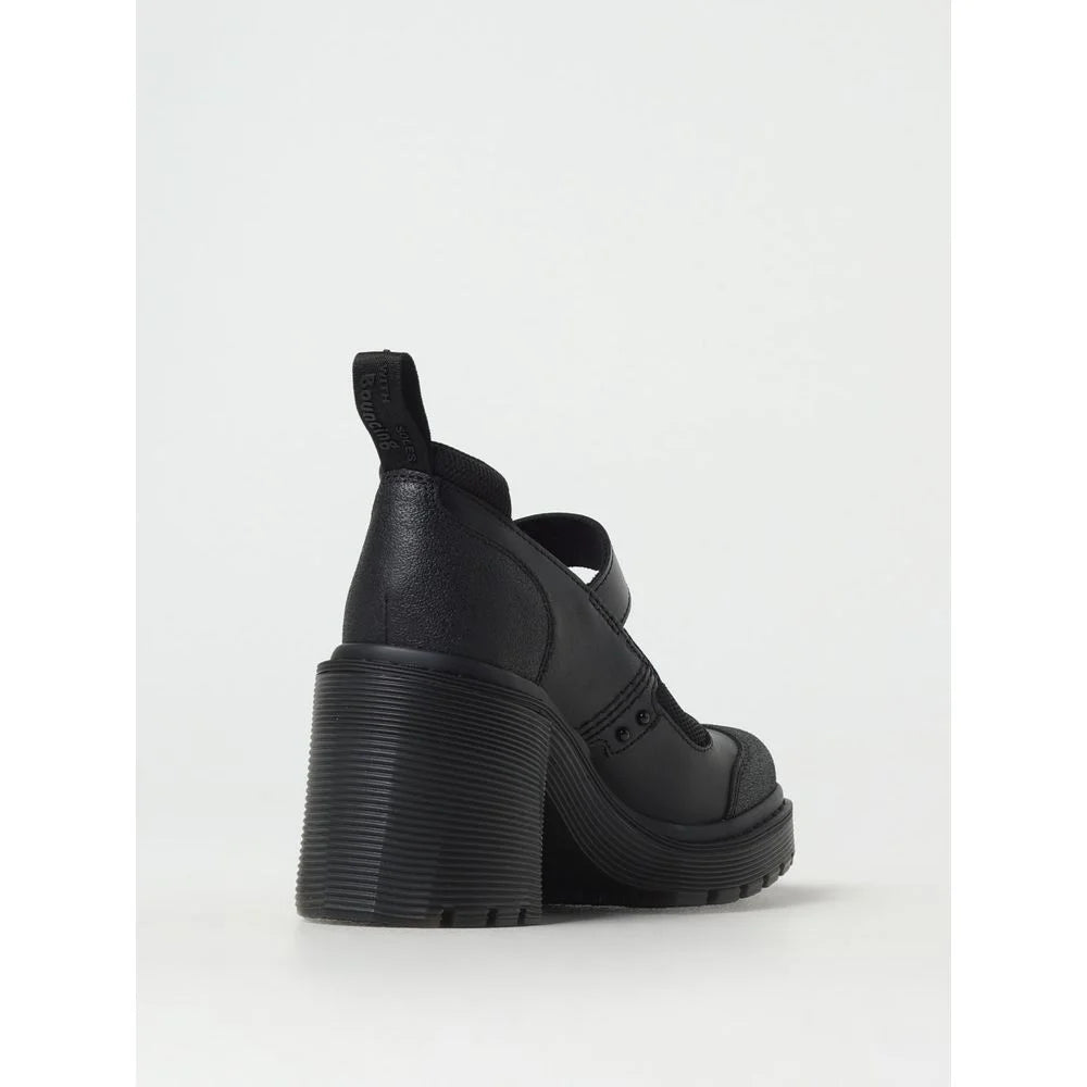 Dr. Martens Black Leather Platform Pumps - EU36/US6