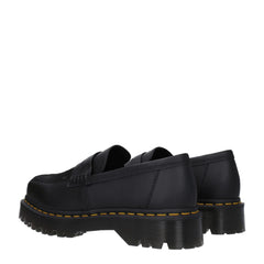 Dr. Martens Black Leather Slip-On Loafers - EU40/US7