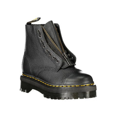 Dr. Martens Sorte Læder Unisex Ankelsko - Støvler