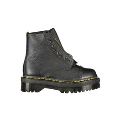 Dr. Martens Sorte Læder Unisex Ankelsko - Støvler