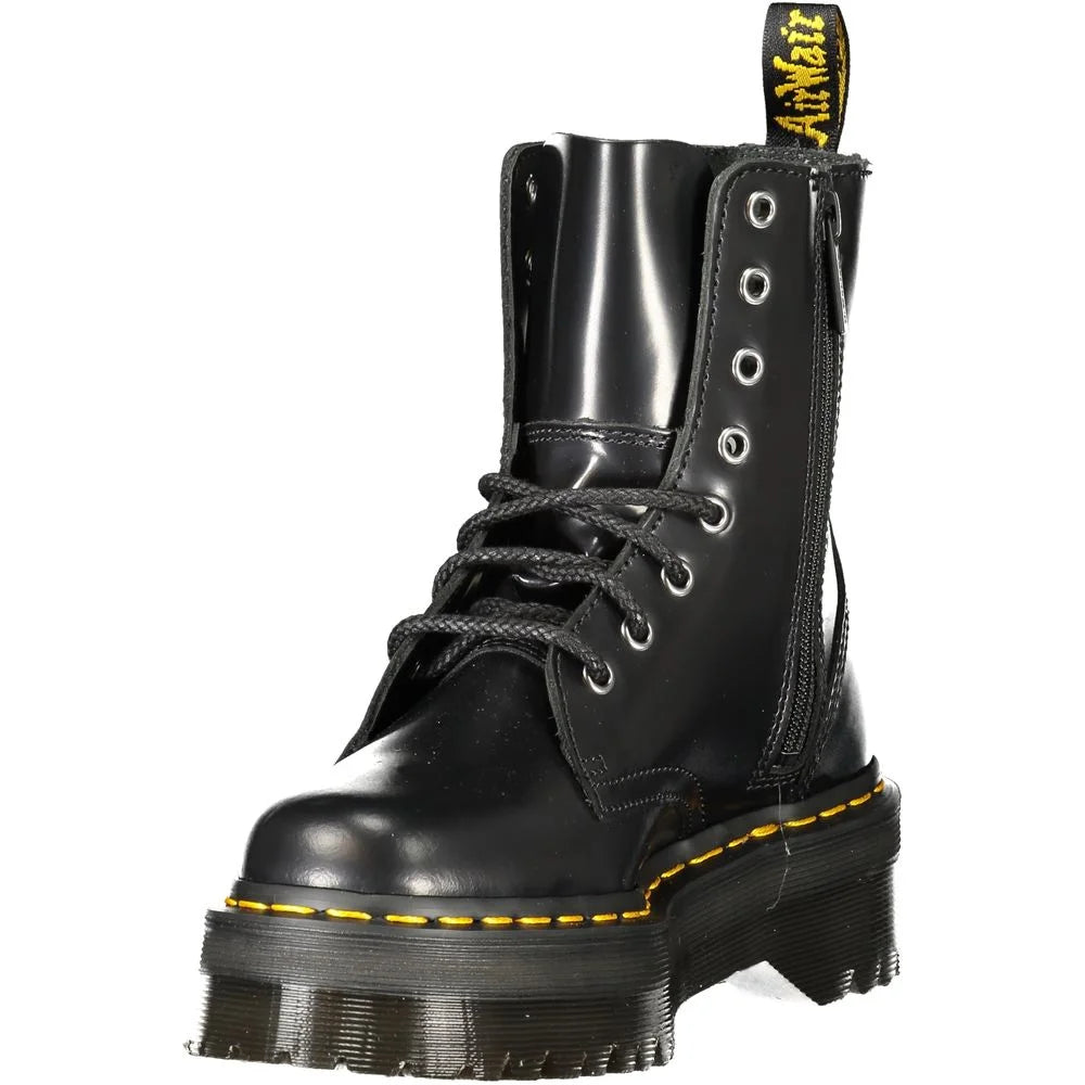 Dr. Martens Black Leather Unisex Ankle Boot - EU41/US11