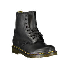 Dr. Martens Black Polyester Ankle - Boots