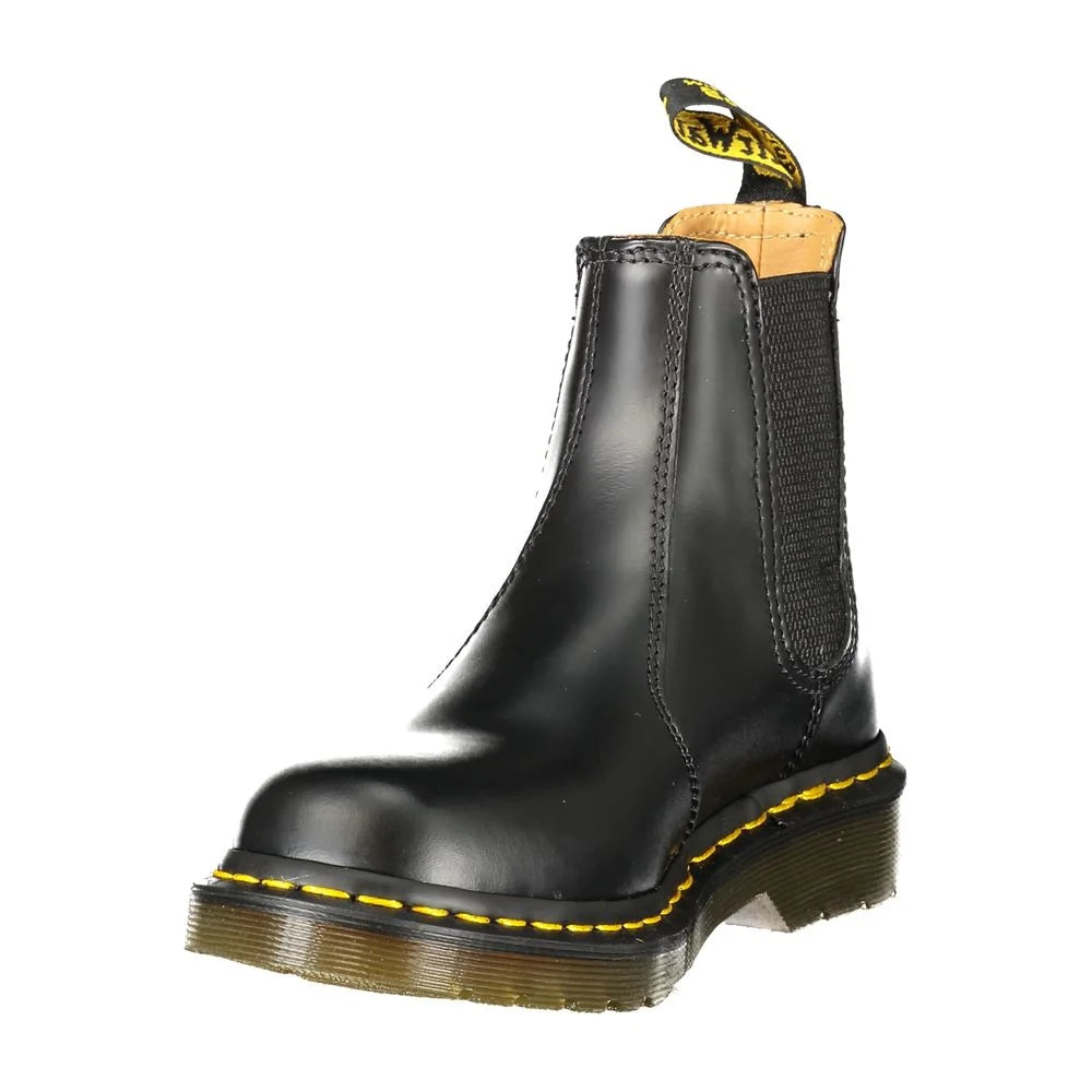 Dr. Martens Black Polyester Ankle - Boots