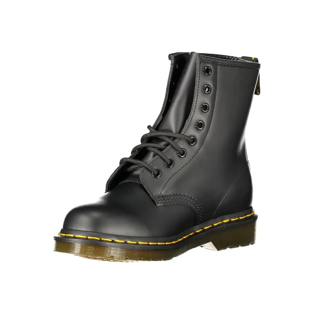 Dr. Martens Black Polyester Ankle - Boots