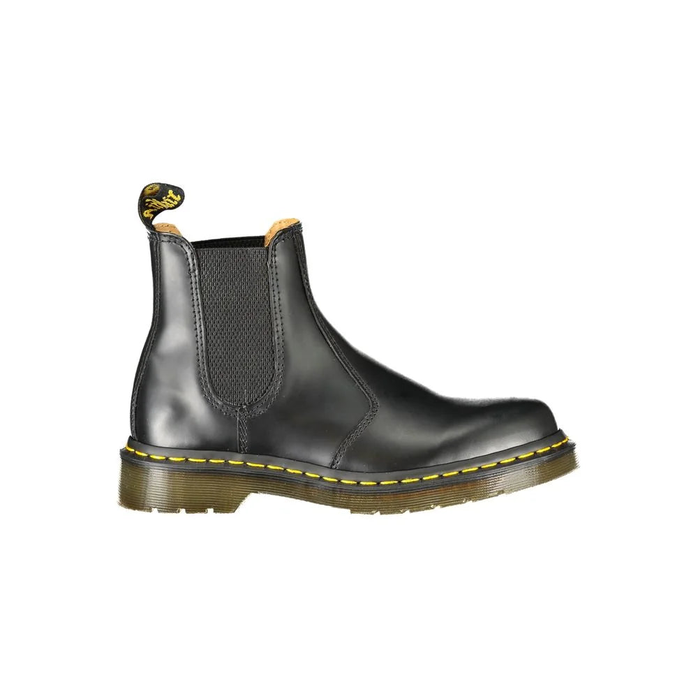 Dr. Martens Black Polyester Ankle - Boots
