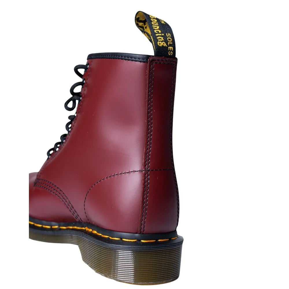 Bottes à lacets Dr. Martens bordeaux en cuir - EU36/US6