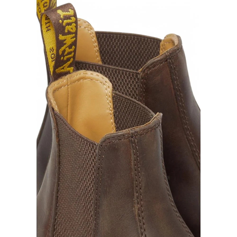 Dr. Martens Brown Leather Ankle Boots