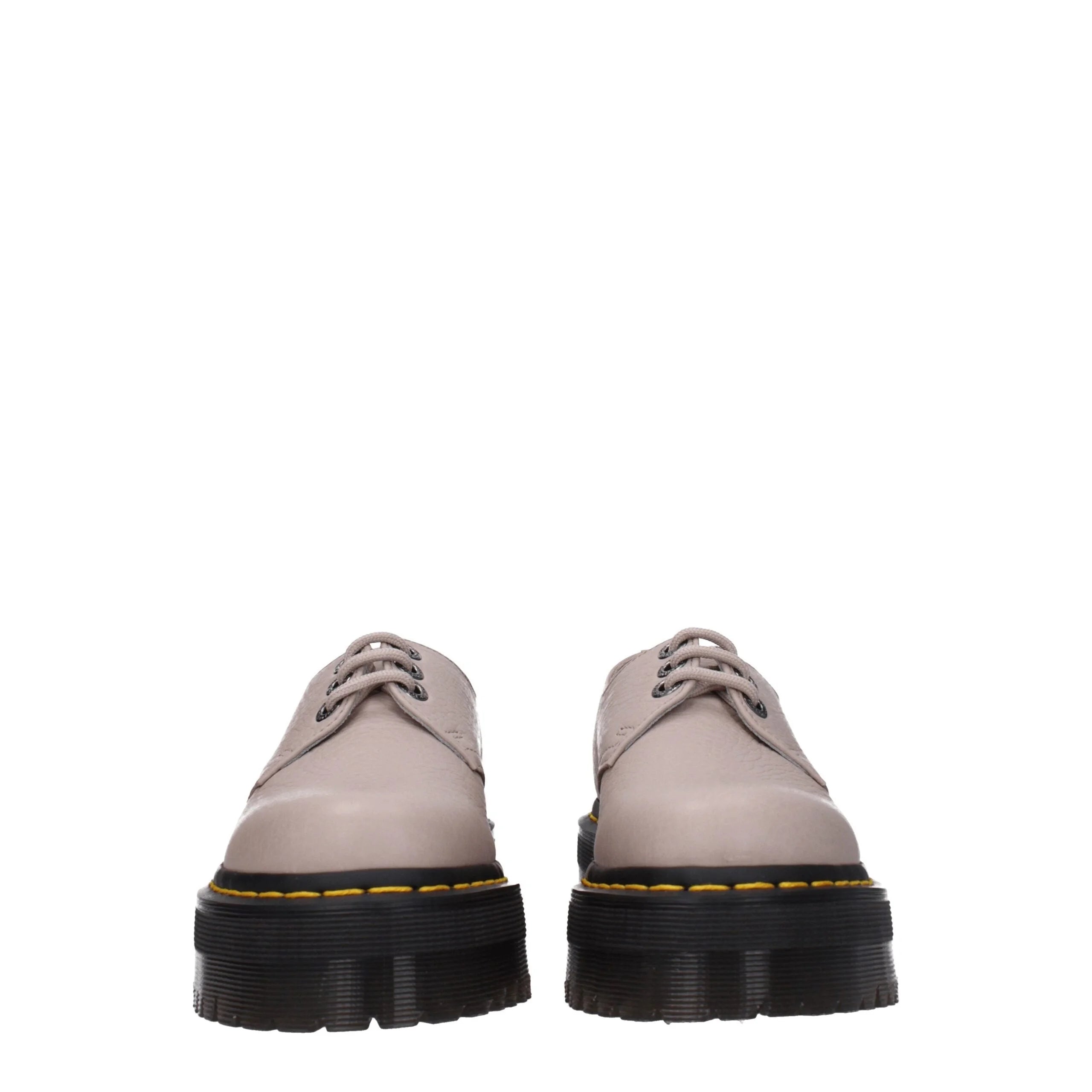 Dr. Martens Gray Leather Oxfords And Derbies - EU36/US6