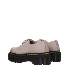Dr. Martens Gray Leather Oxfords And Derbies - EU36/US6