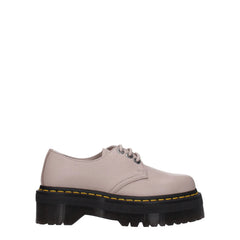 Dr. Martens Gray Leather Oxfords And Derbies - EU36/US6