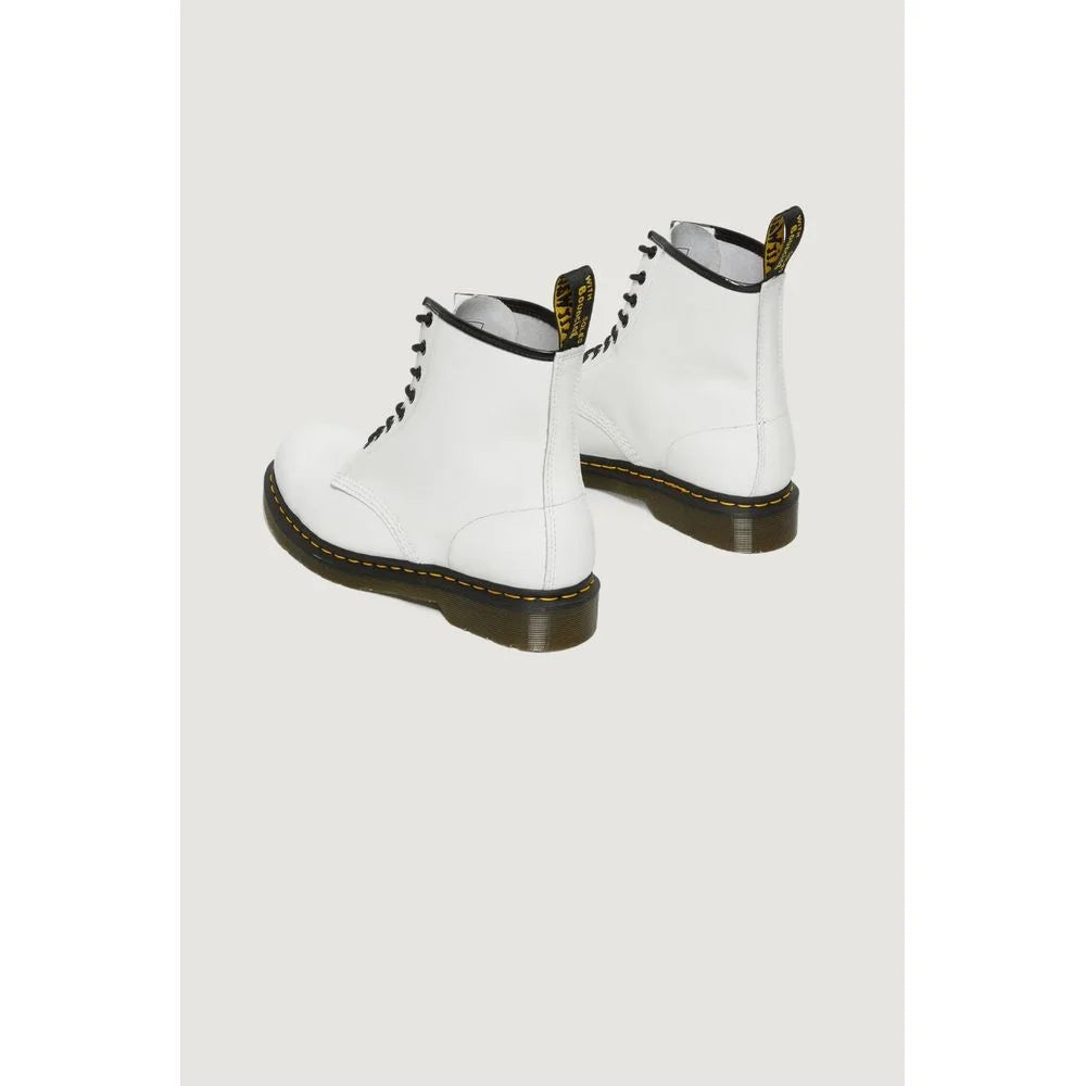 Dr. Martens White Leather Boot - Boots