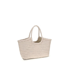 Dragon Diffusion Beige Buffalo Leather Shoulder Bag