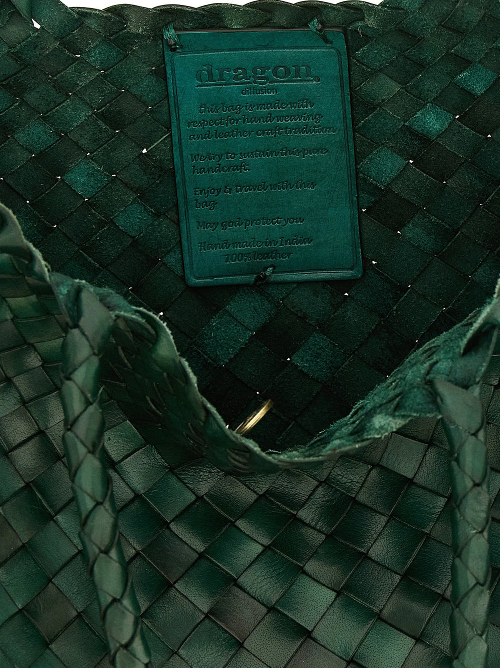 Dragon Diffusion Bicolor Calfskin Shoulder Bag