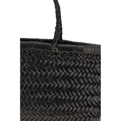 Dragon Diffusion Black Buffalo Leather Handbag