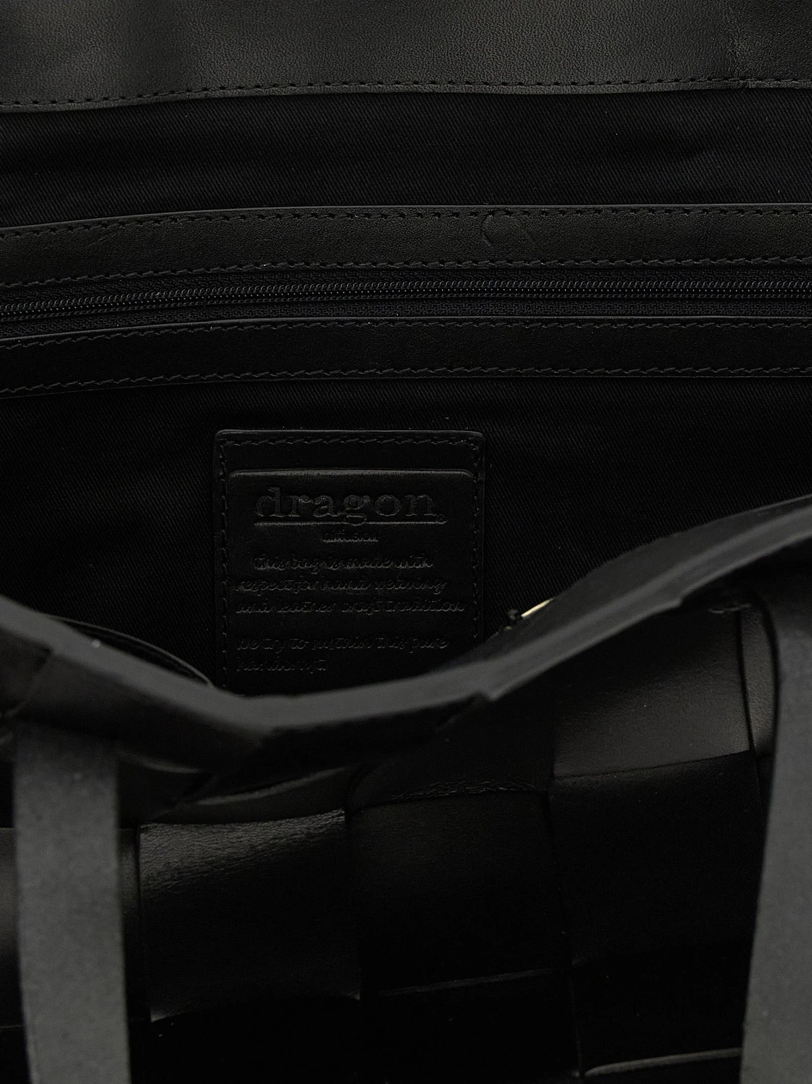 Dragon Diffusion Black Calfskin Handbag