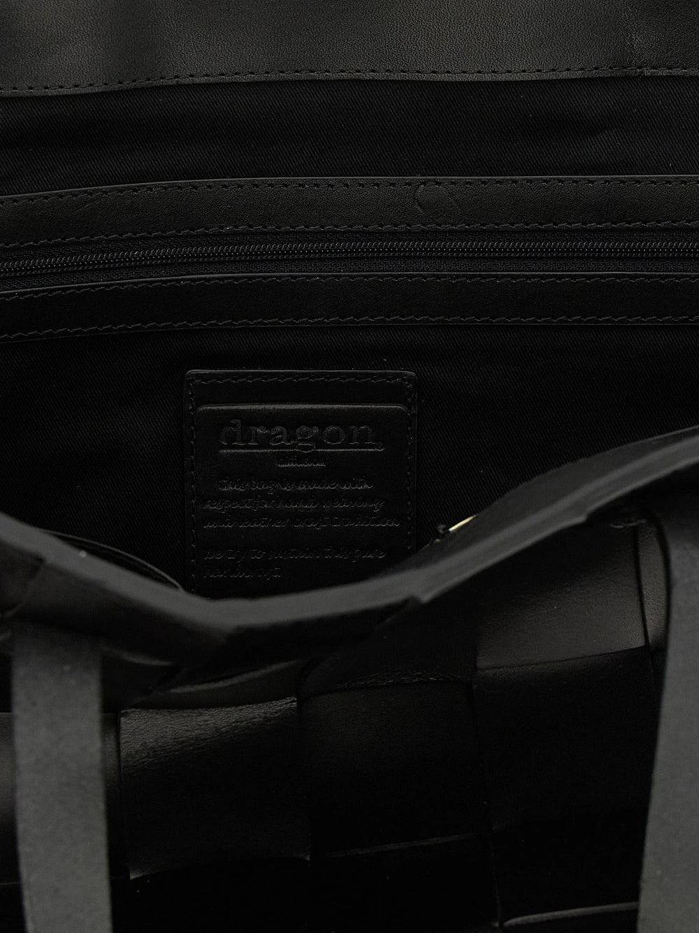 Dragon Diffusion Black Calfskin Handbag