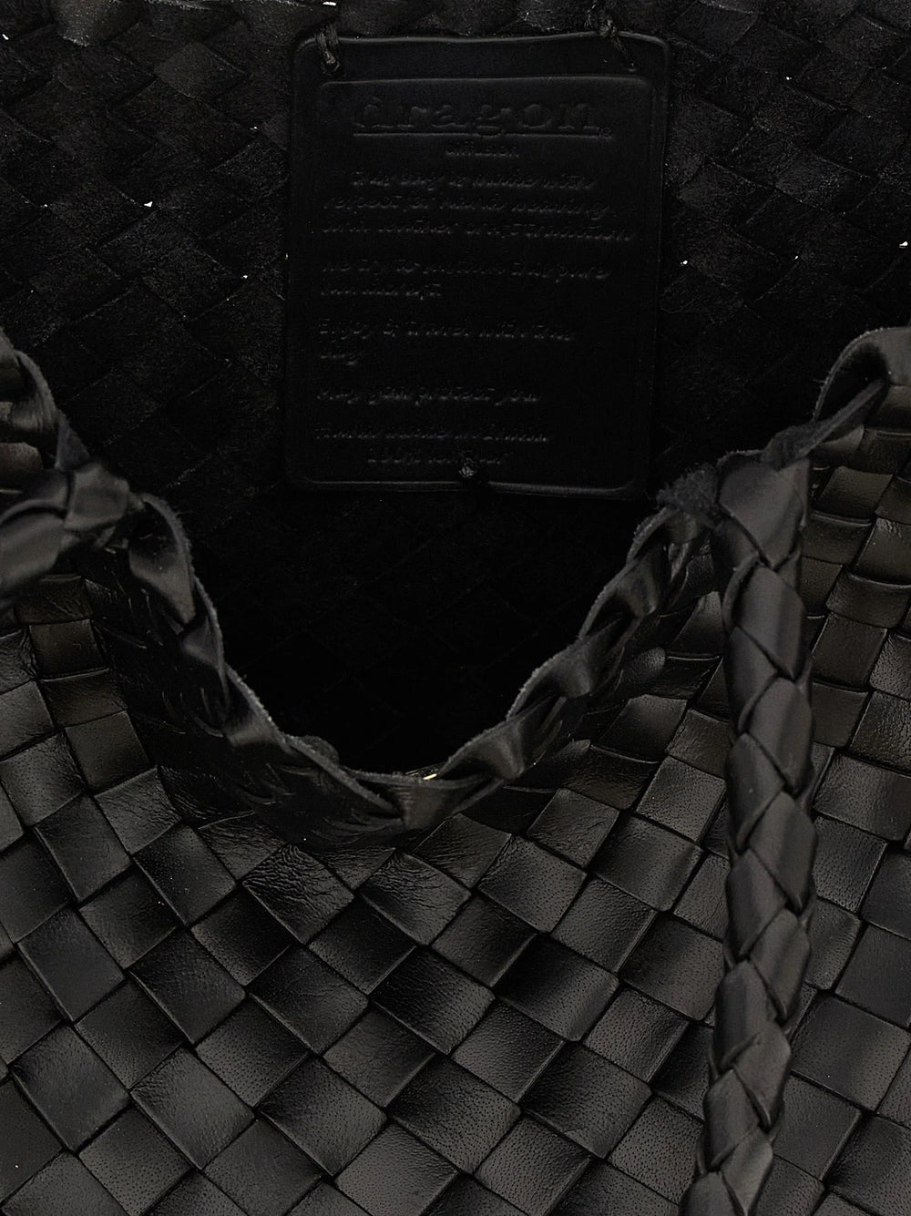 Dragon Diffusion Black Calfskin Shoulder Bag