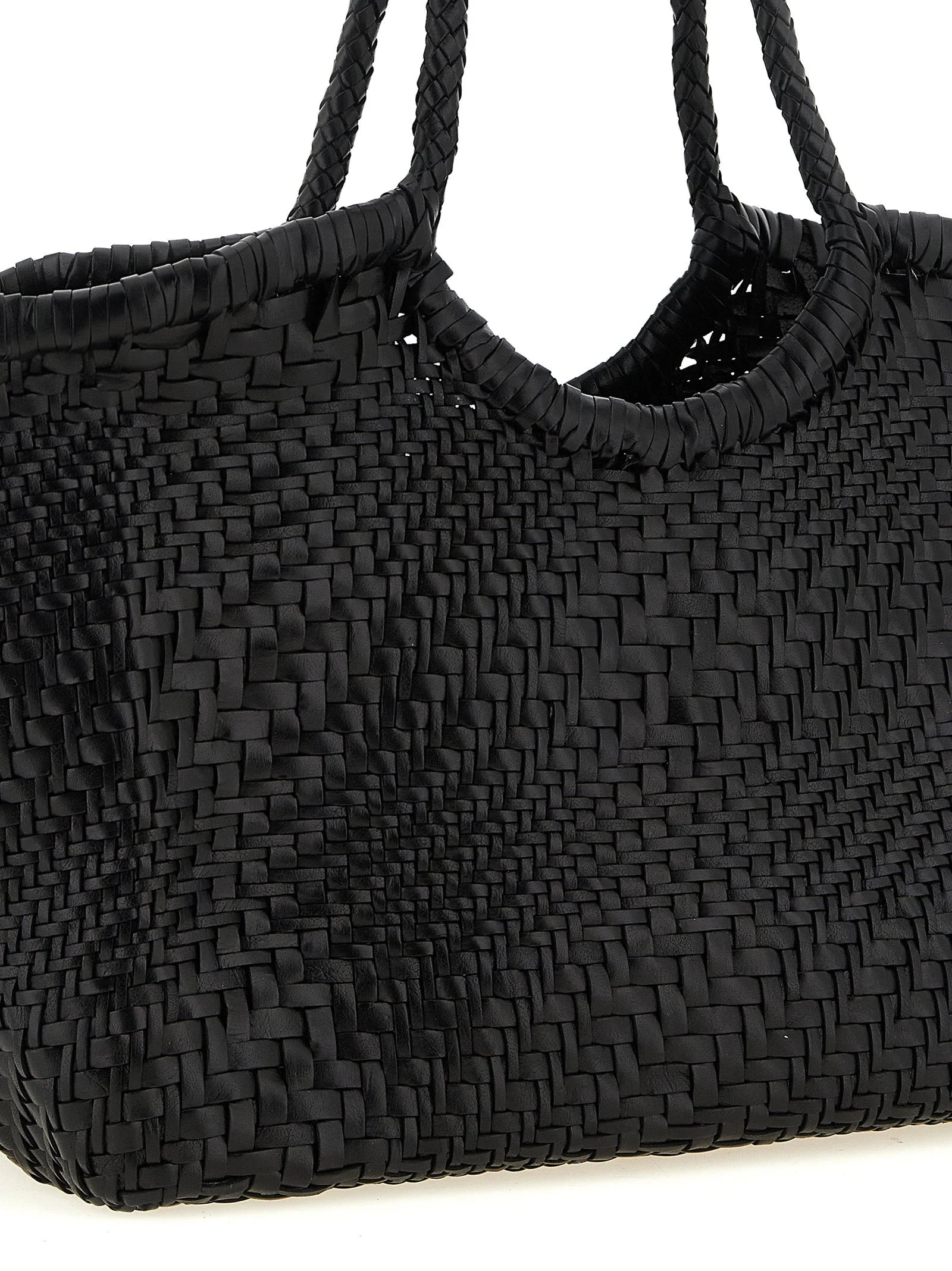 Dragon Diffusion Black Calfskin Shoulder Bag