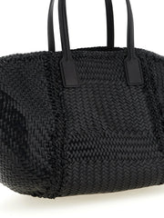 Dragon Diffusion Black Calfskin Tote Bag