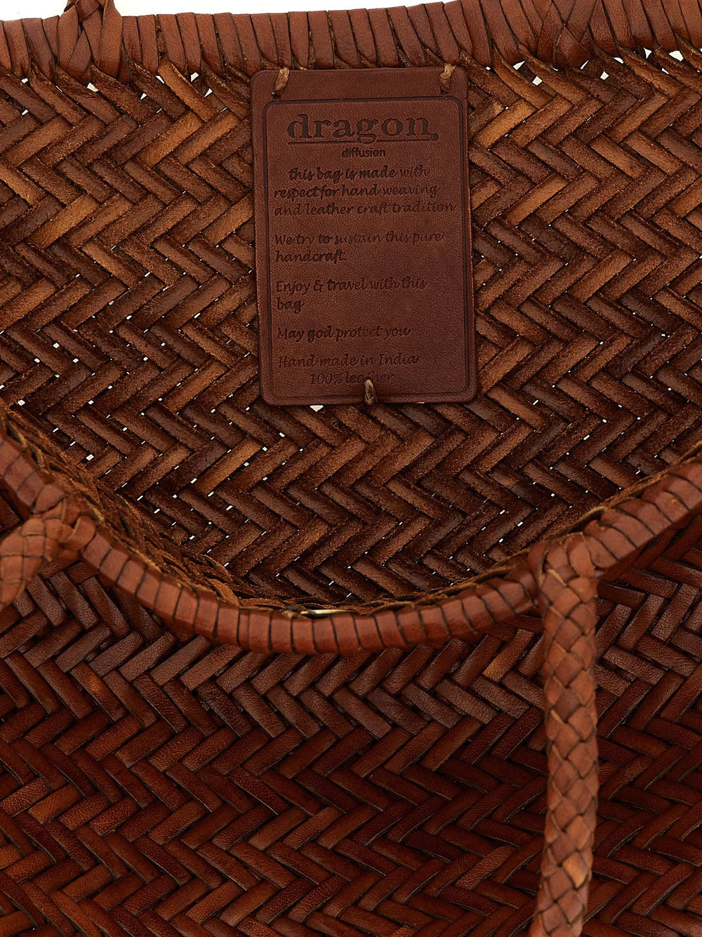 Dragon Diffusion Brown Calfskin Shoulder Bag