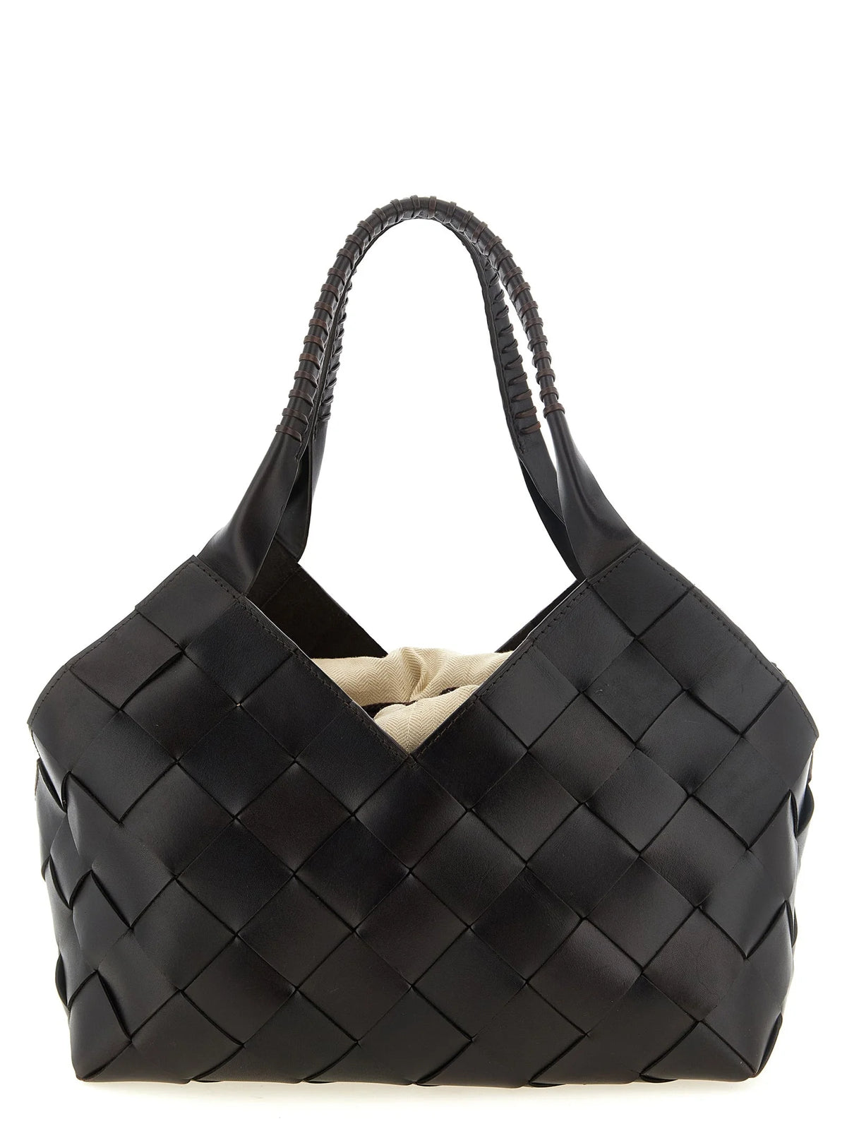Dragon Diffusion Brown Calfskin Shoulder Bag