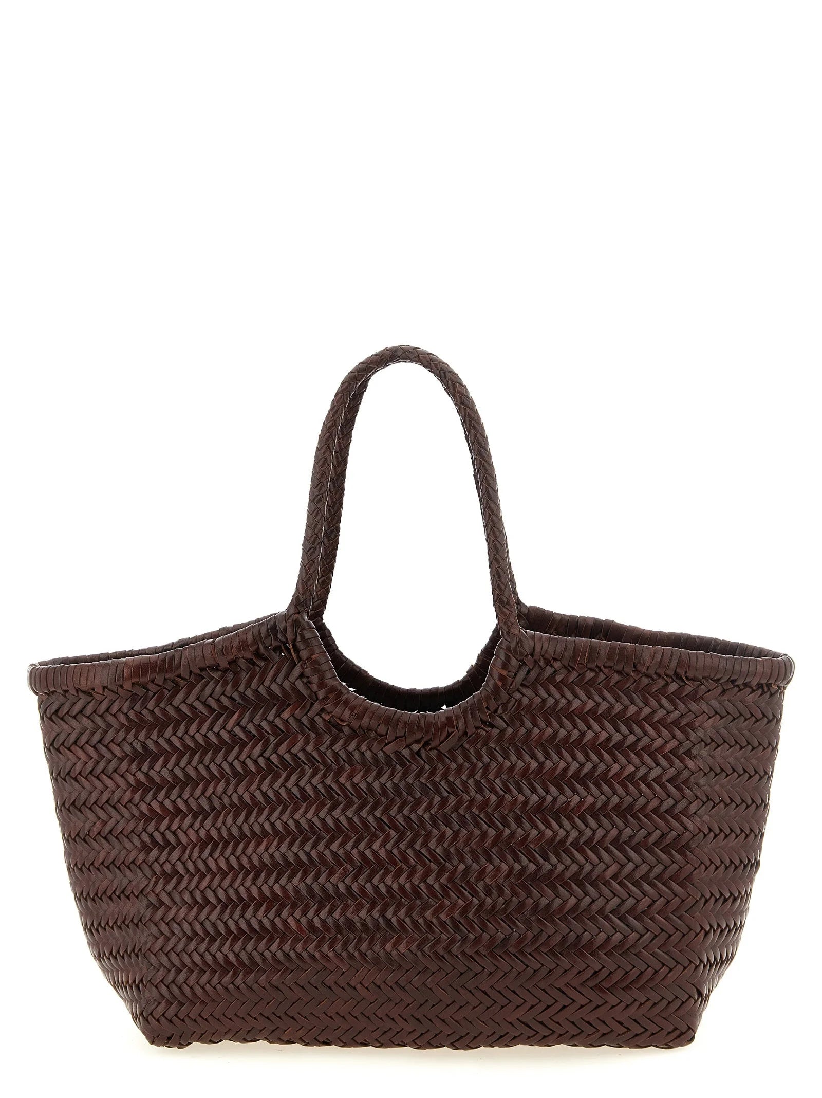Dragon Diffusion Brown Cowhide Shoulder Bag