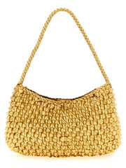 Dragon Diffusion Gold Cowhide Shoulder Bag