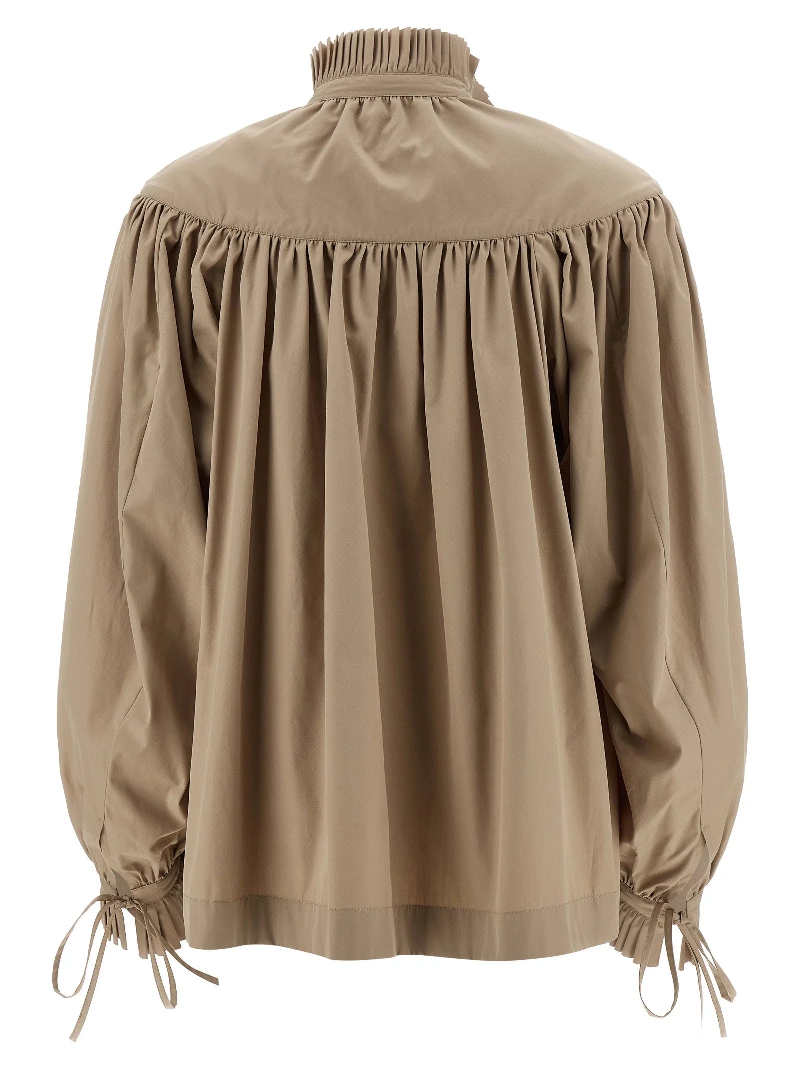 Dries Van Noten Beige Cotton Blouse - XS
